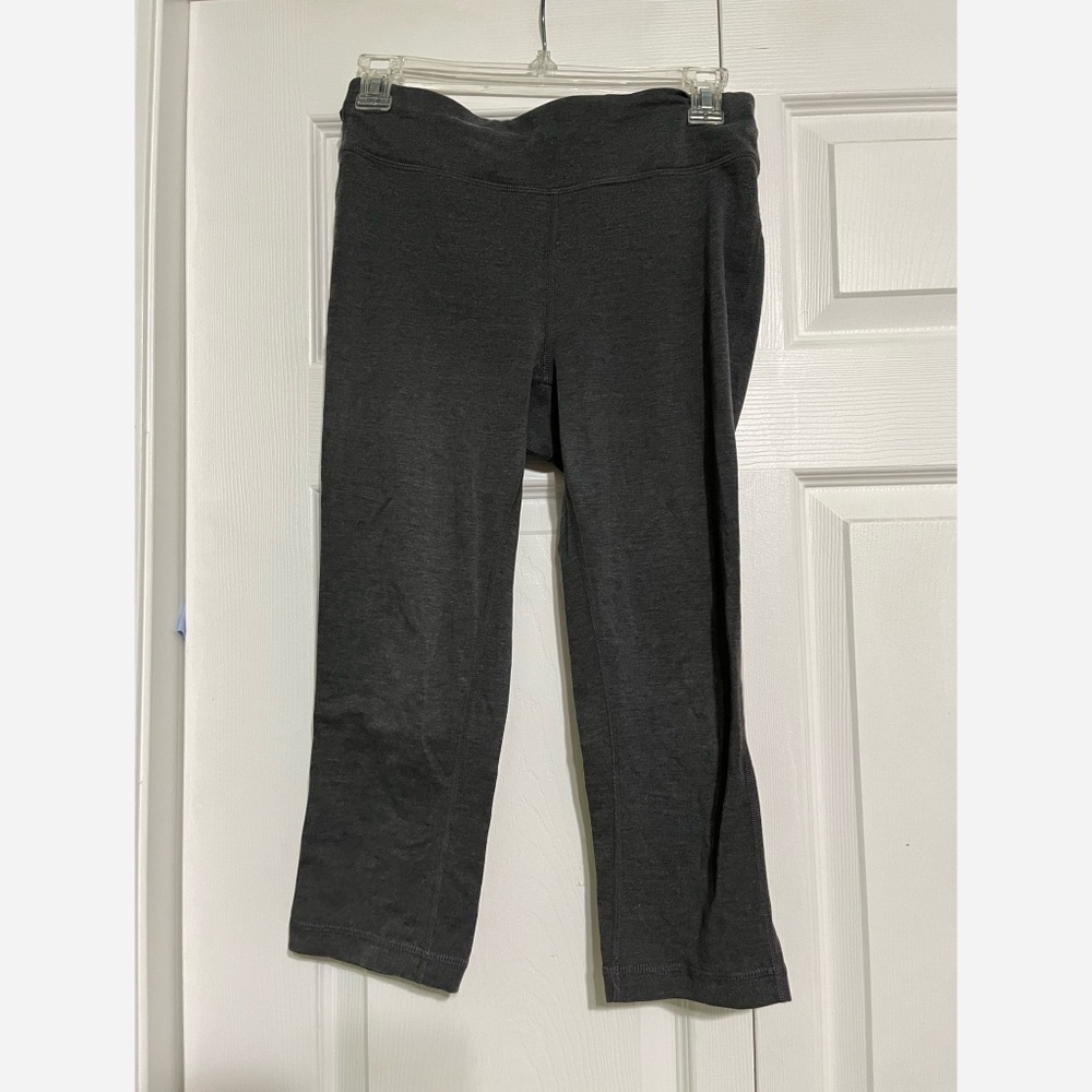 Grey Crop Leggings